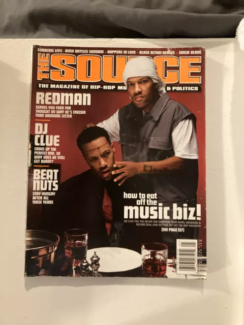 The Source Magazine  Redman Hip Hop 2001 RARE!