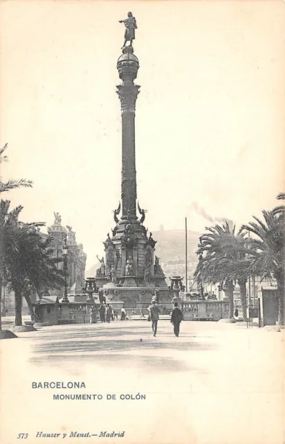 Br33356 Barcelona Monumento de Colon spain