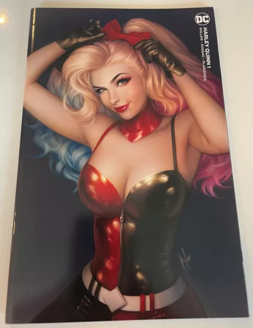 Harley Quinn 1 Warren Louw Virgin Variant-B Batman Punchline 2021 8.5-9.2