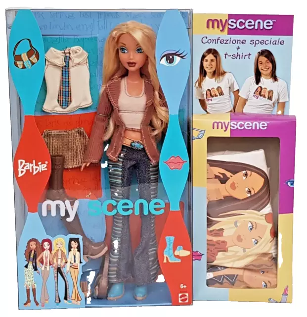 Barbie My Scene "Barbie Confezione Speciale + T-Shirt" Mattel B3214 anno 2003