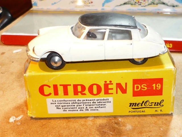 Metosul 1/43 – Citroën DS 19 Bordeaux, Miniature Portugal (occasion)