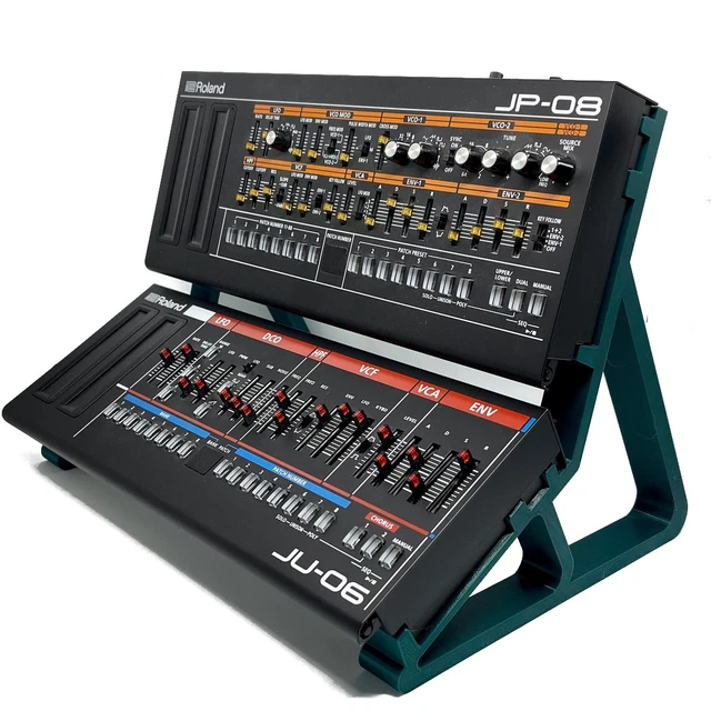 Two-Tier Desktop Stand For Synth, Drum Machine, Sampler – Studio Gear Rack