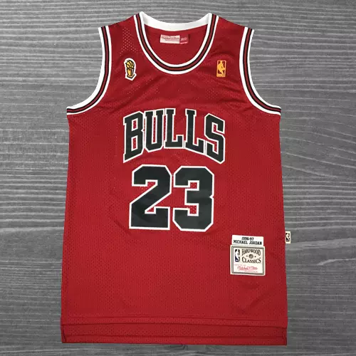 Men's Jersey #23 Michael Jordan classic Bulls Swingman color red