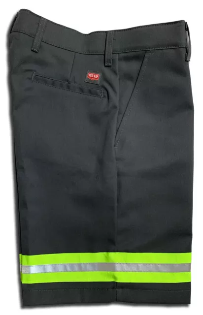 Red Kap Hi Vis Reflective Work Shorts Enhanced Vis Men's Industrial Uniform