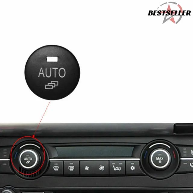 For BMW X5 X6 07-13 Central Control A/C Panel AUTO Switch Button Knob Cover
