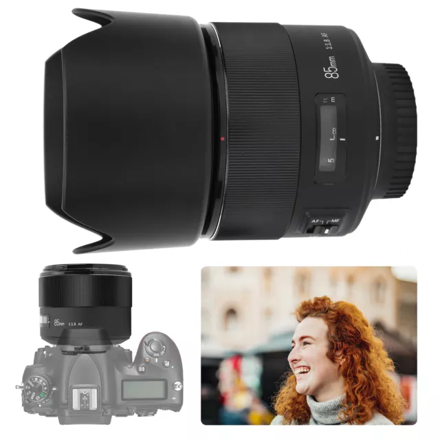 Meike 85mm F1.8-F22 Auto‑focusing Portrait Lens Full Frame for Nikon F Mount+Bag