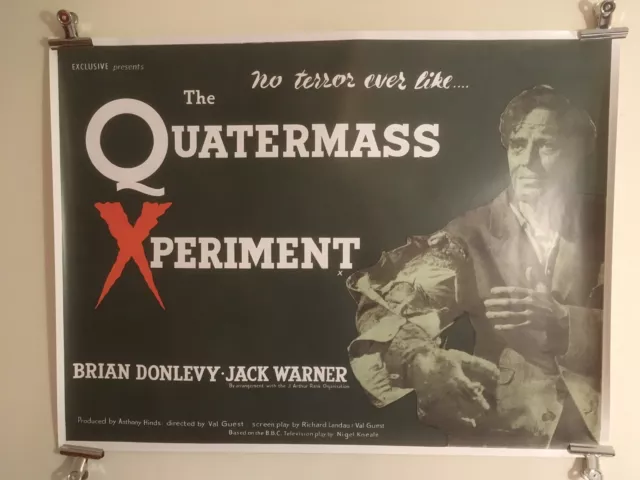 Hammer Quatermass  Repro Quad Poster