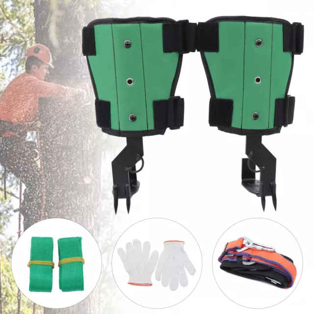 Tree Climbing Spikes Multi-layer Leg Strap High-quality w/Waist-type Safety Belt