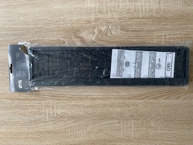 Kennzeichenhalterung schwarz, Kunststoff, NEU