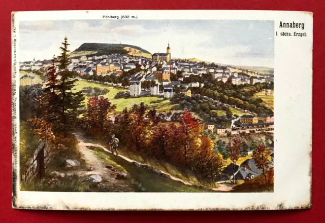 AK ANNABERG im Erzgebirge um 1900 Panorama Stadtansicht  ( 88670