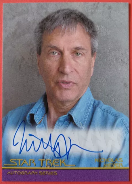 Star Trek InfleXions A143 Nicholas Meyer, Writer/Director Star Trek II Auto Card