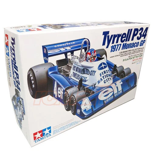 Maquette Tamiya Tyrrell P34 1977 GP Monaco #4 Depailler – 1/20 – Neuf