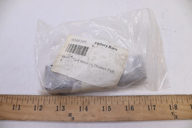 Pottery Barn Frances Drawer Pull Matte Black 4" 9048108