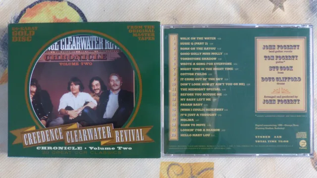 CD CREEDENCE CLEARWATER REVIVAL CCR CHRONICLE Vol. 2 - 24 KARAT GOLD