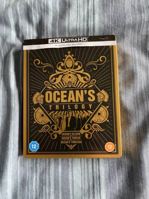 Oceans Trilogy Region B - 4K Ultra HD & Blu-Ray Steelbook