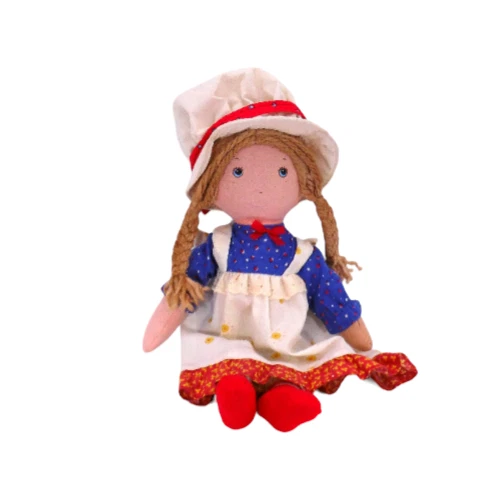 Vintage 12” The Original Holly Hobbie Bi-Centennial Rag Doll Limited Edition-Kn
