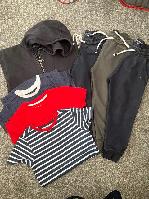 Bundle Of Boys Next Joggers Hoodies Nutmeg T Shirts Age 4
