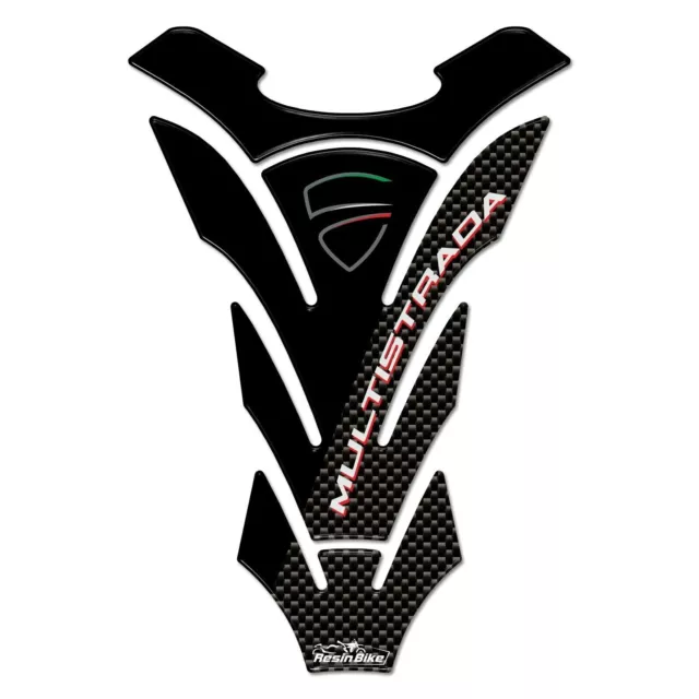 Adesivo 3d Serbatoio Paraserbatoio compatibile moto per Ducati Multistrada 1200