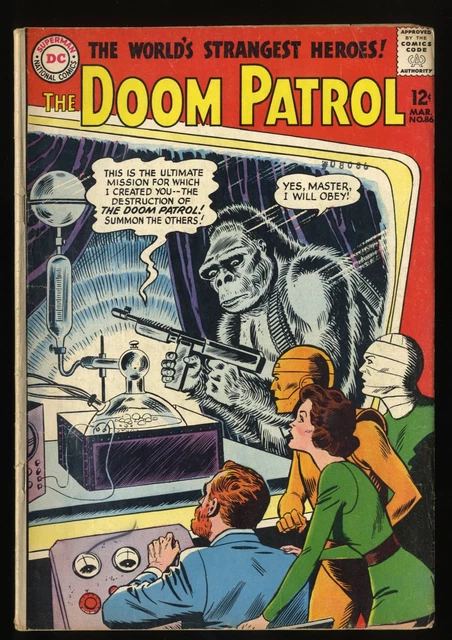 Doom Patrol #86 VG- 3.5 1st issue in own title! Brotherhood of Evil! DC Comics