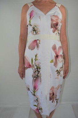 Ted Baker Irasela Harmony Print Panel Dress White Multi