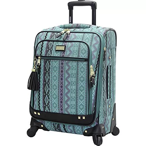 Steve Madden Designer Luggage-Durable 24 Inch Suitcase with 4-Rolling Spinner