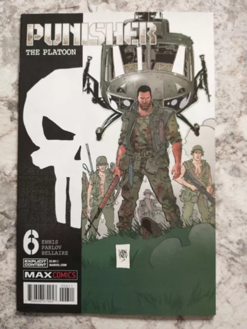 Punisher The Platoon #6 1st Print VF/NM Marvel Max Comics Garth Ennis