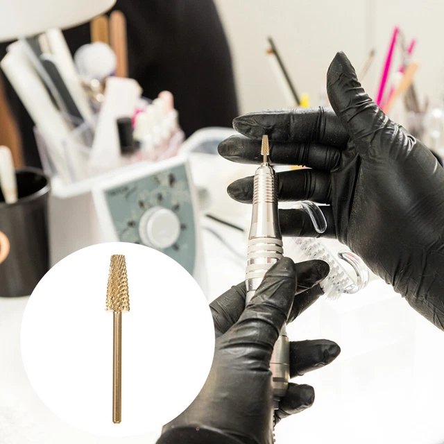 Pulidor de uñas herramienta de plástico para taladro de uñas de metal duro