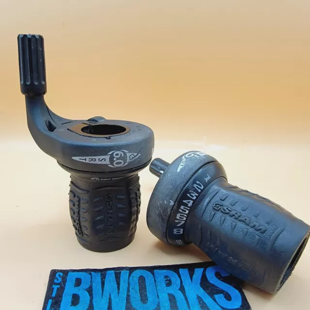 SRAM Grip Shift SRT 6.0 Twist Shifters 8 x 3 Speed Vintage MTB   i10