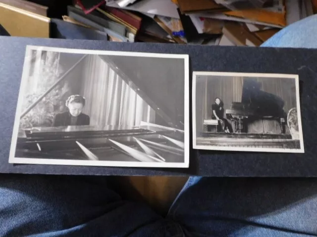 Vint Snapshot Photo Lot, Chinese American Woman Piano Player "Pianist"