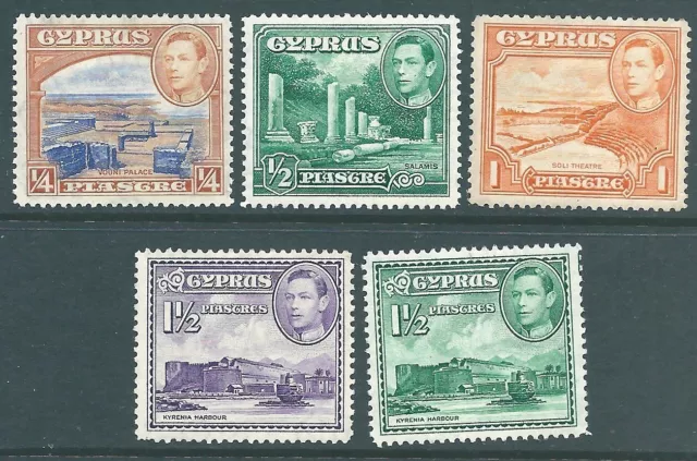 CYPRUS George VI mint stamp collection