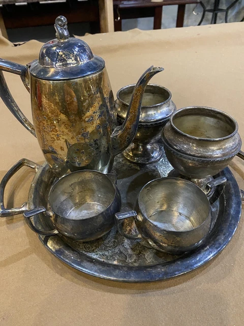 Vintage Oneida Silversmith Tea/Coffee Serving Set