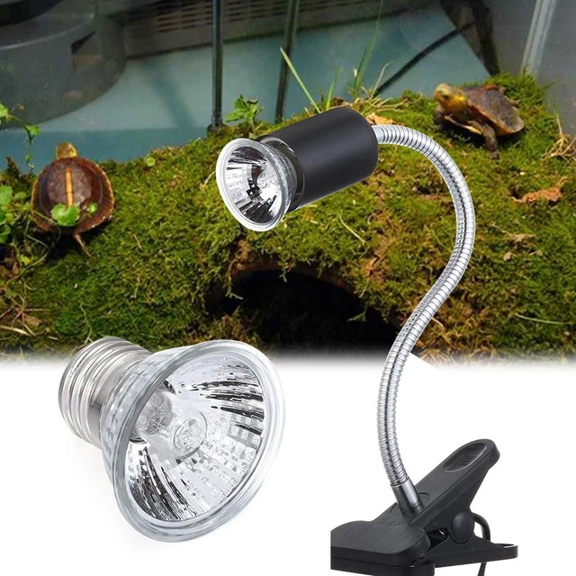 Reptile Heating Light Bulb Lamp Clip Light Holder Temperature Controller