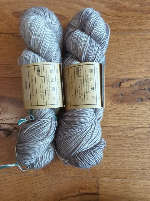 Madelinetosh TML tweed set of 2; 420yds fingering 90/8/2 SWmerino/viscose/nylon