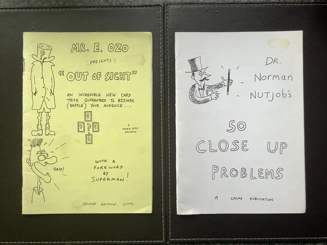ORIGINAL JERRY SADOWITZ Card Magic Crimp Publications Mr Eozo & 50 ...