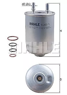 MAHLE Kraftstofffilter  u.a. für RENAULT, PASSEND FÜR SUZUKI