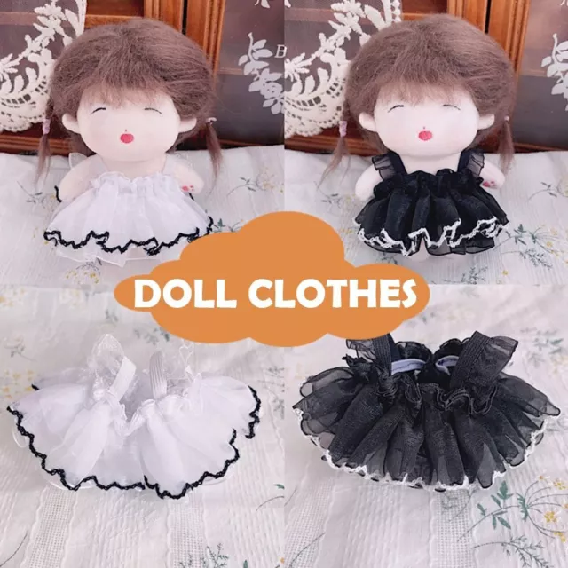 With Black Trim Handmade DIY Doll Clothes Doll Dress Accessories Doll Clothing