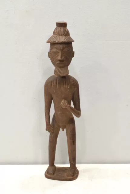 African Dogon Male Wood Statue Mali