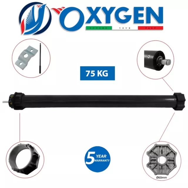 Moteur Tubulaire Filaire pour Volet Roulant 30Nm 75KG Produit Original OXYGEN