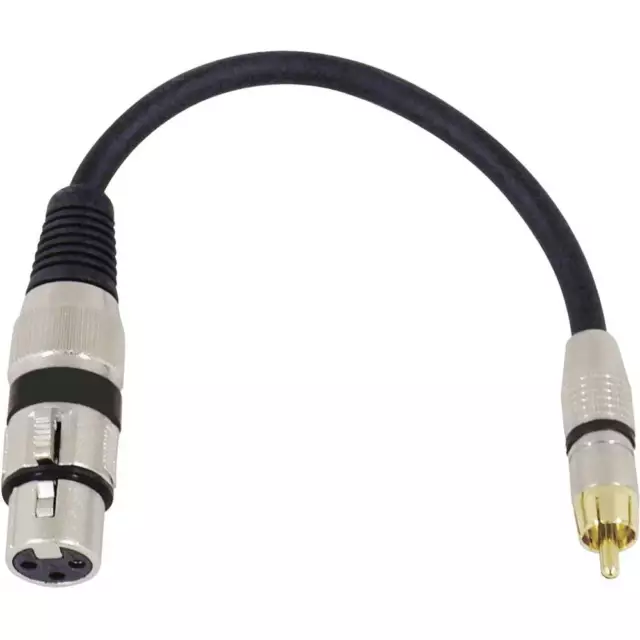 KLOTZ MINI LINK Câble Audio XLR F / Jack 6.35mm Stereo Longueur 30cm