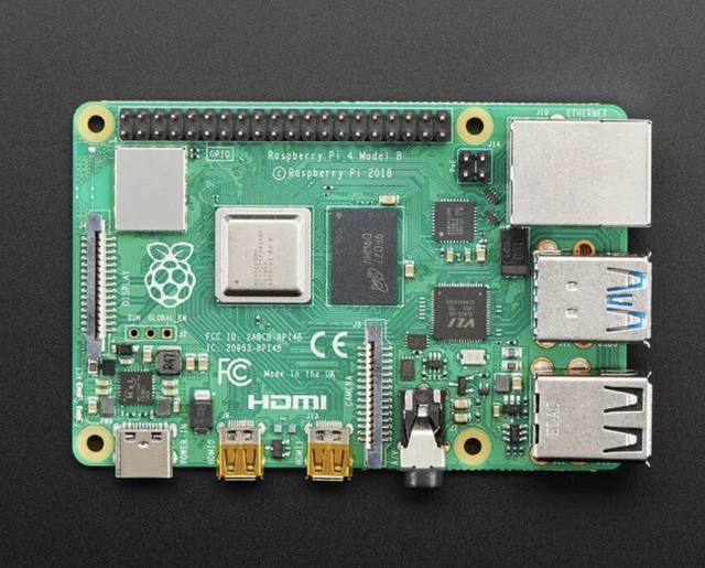RASPBERRY PI 4 Computer Model B 4GB RAM Brand New Sealed In Hand Ships ...