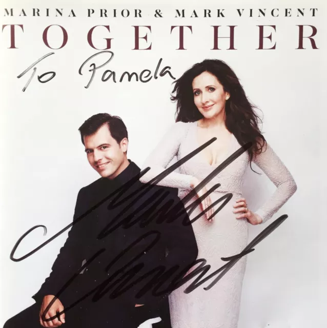 Marina Prior And Mark Vincent CD Together Signed Copy