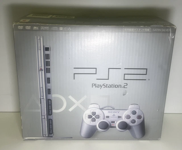 SONY PLAYSTATION 2 slim silver Console Ps2 Completa Di Cavi EUR 40,90 - ES