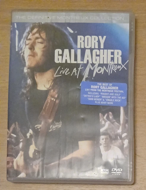 RORY GALLAGHER LIVE at montreux DOUBLE DVD FREE POSTAGE MOORE, VAI
