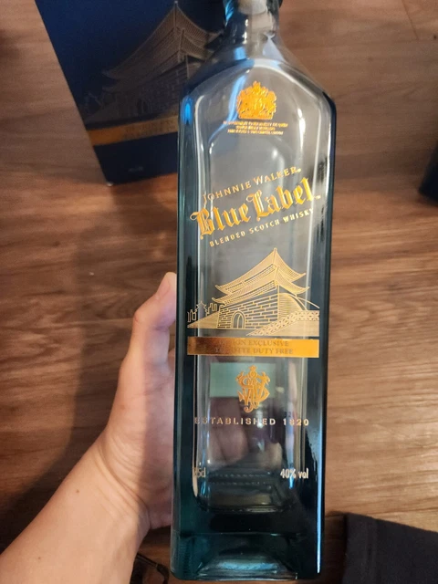 johnnie walker blue label exclusive Korea Lotte Duty Free edition case and cover