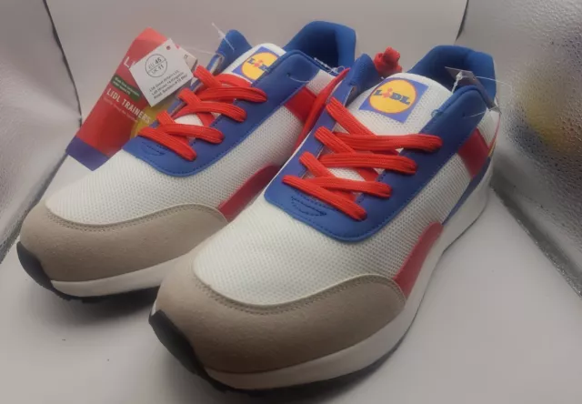 Lidl Trainers Rare Limited Fan Edition - Shoes Sneakers Lovely - EU45 UK11