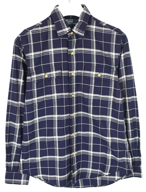 Polo By Ralph Lauren Camicia Uomo Piccolo Casual Flanella con Bottoni Quadri