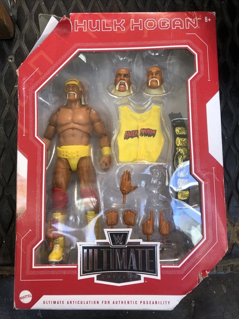 Hulk Hogan Action Figure WWE Ultimate Edition  Amazon Excl. Mattel  damage box