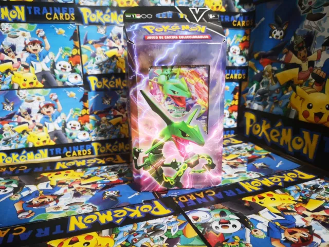 Mazo tematico Pokemon Rayquaza V. Sellado.Español. Original