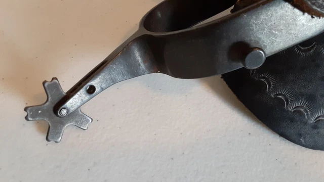 "Vintage" Cowboy Spurs with Straps