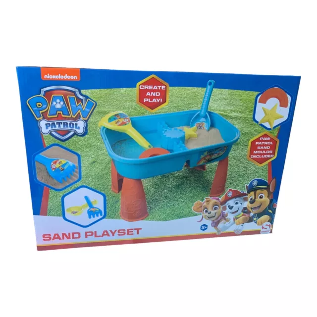 Sand Spieltisch Sandkasten Tisch Spielset PAW PATROL  NEU & OVP